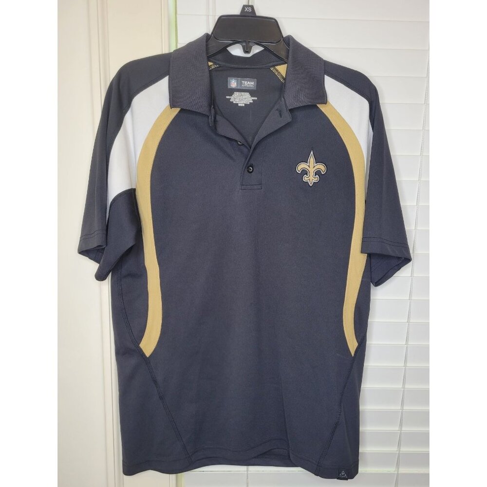 New Orleans Saints NFL Footnball Mens Polo Shirt M Classic Preppy blokecore